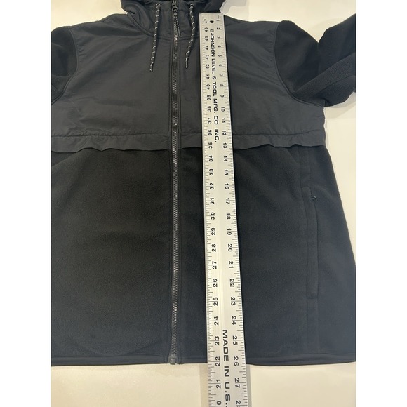 Old Navy Microfleece Hybrid Zip Hoodie Fleece No Logo Great Quality Mens Size M - Picture 7 of 8